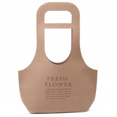 Сумочка для цветов "Fresh Flower" 31х10х41см Крафтовый